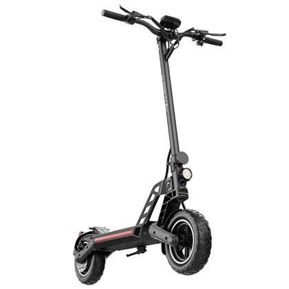 Svart 1000W rafmagnshlaupahjól